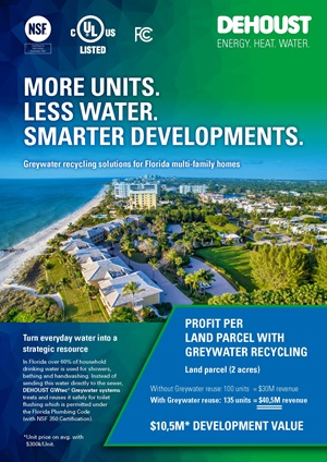 More Units. Less Water. Smarter Developments. titlepage