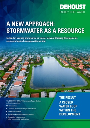 A new approach: Stormwater as a resource titlepage