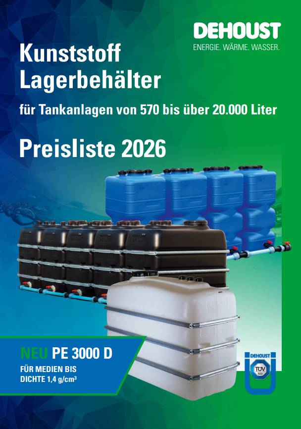 Kunststoff Lagerbehälter - Preisliste 2026