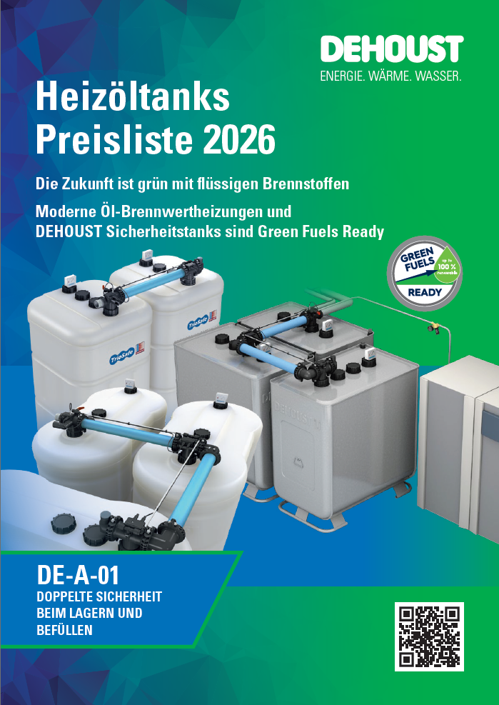 Heizöltanks - Preisliste 2026