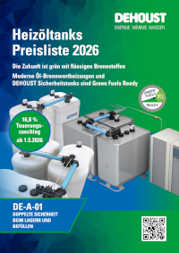 Heizöltanks - Preisliste 2026/3