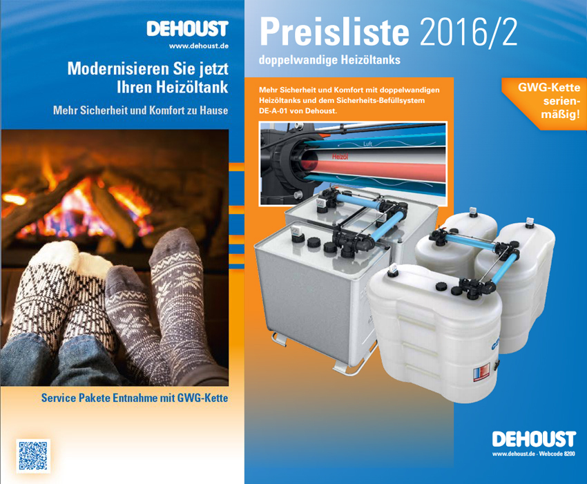Dehoust Preisliste 2016/2