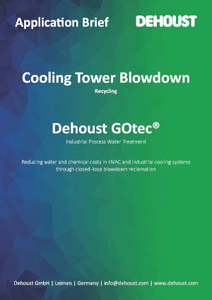 Cooling Tower Blowdown - Dehoust Gotec®