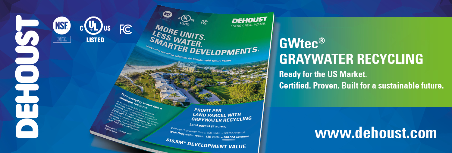 More units. Less Water. Smarter Developments