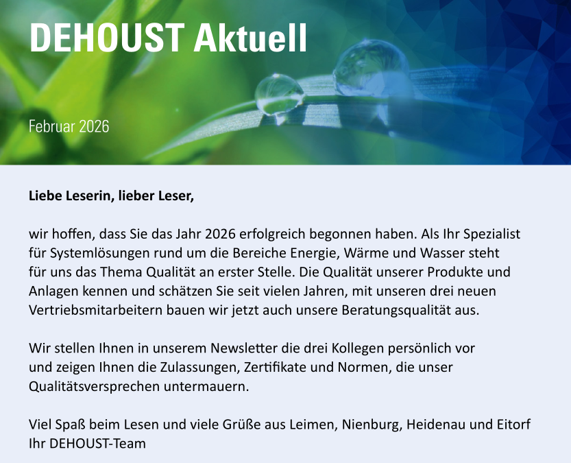 Dehoust Newsletter Februar 2026 Thumbnail